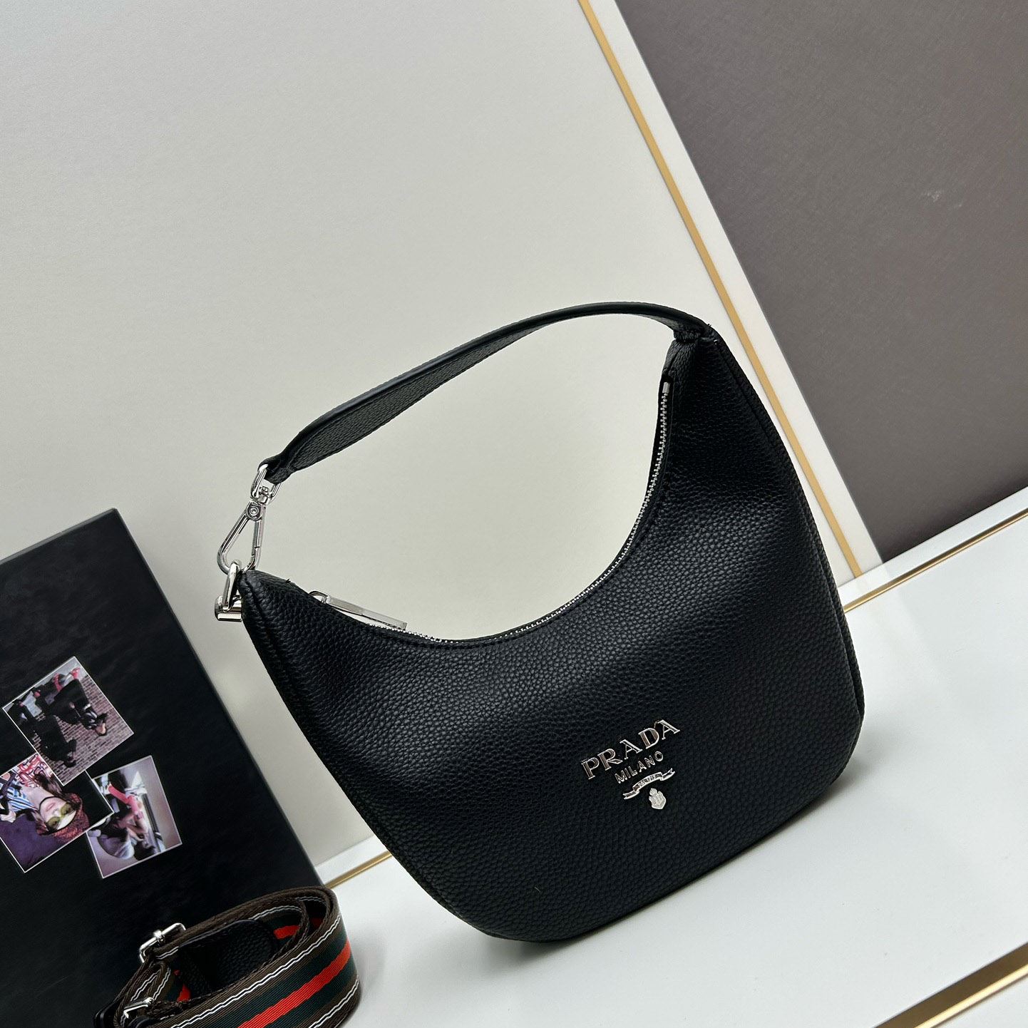 Pra*a top handle bags